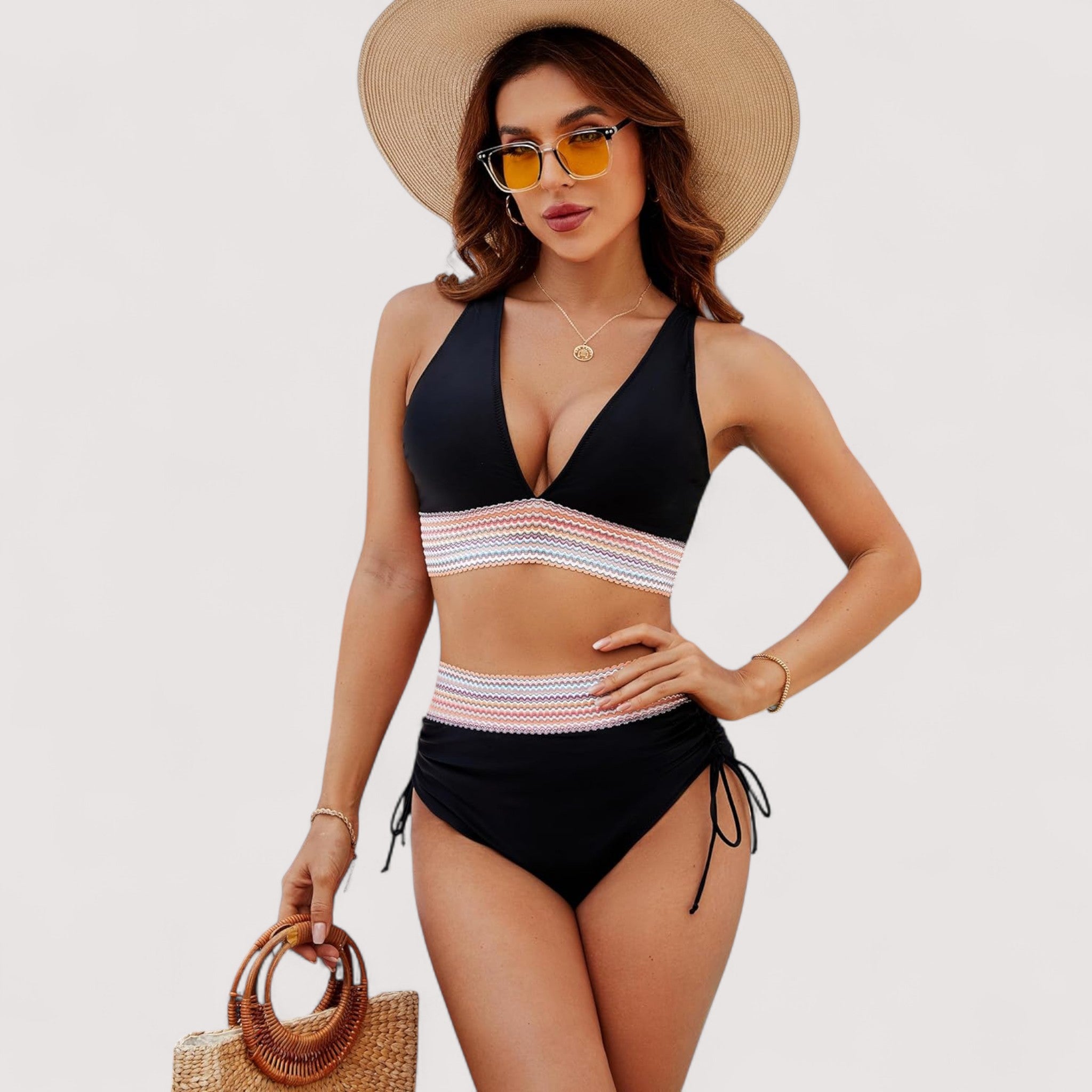 Sofia™ | Højtaljet Bikini Sæt