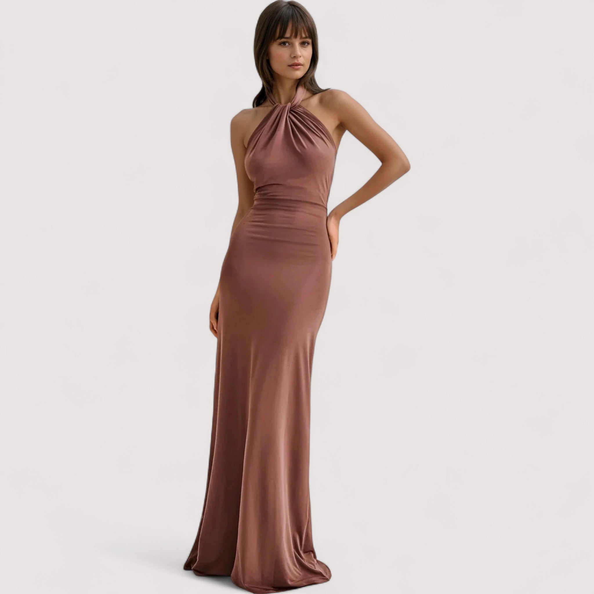 Orla™ | Halterneck Maxi Kjole