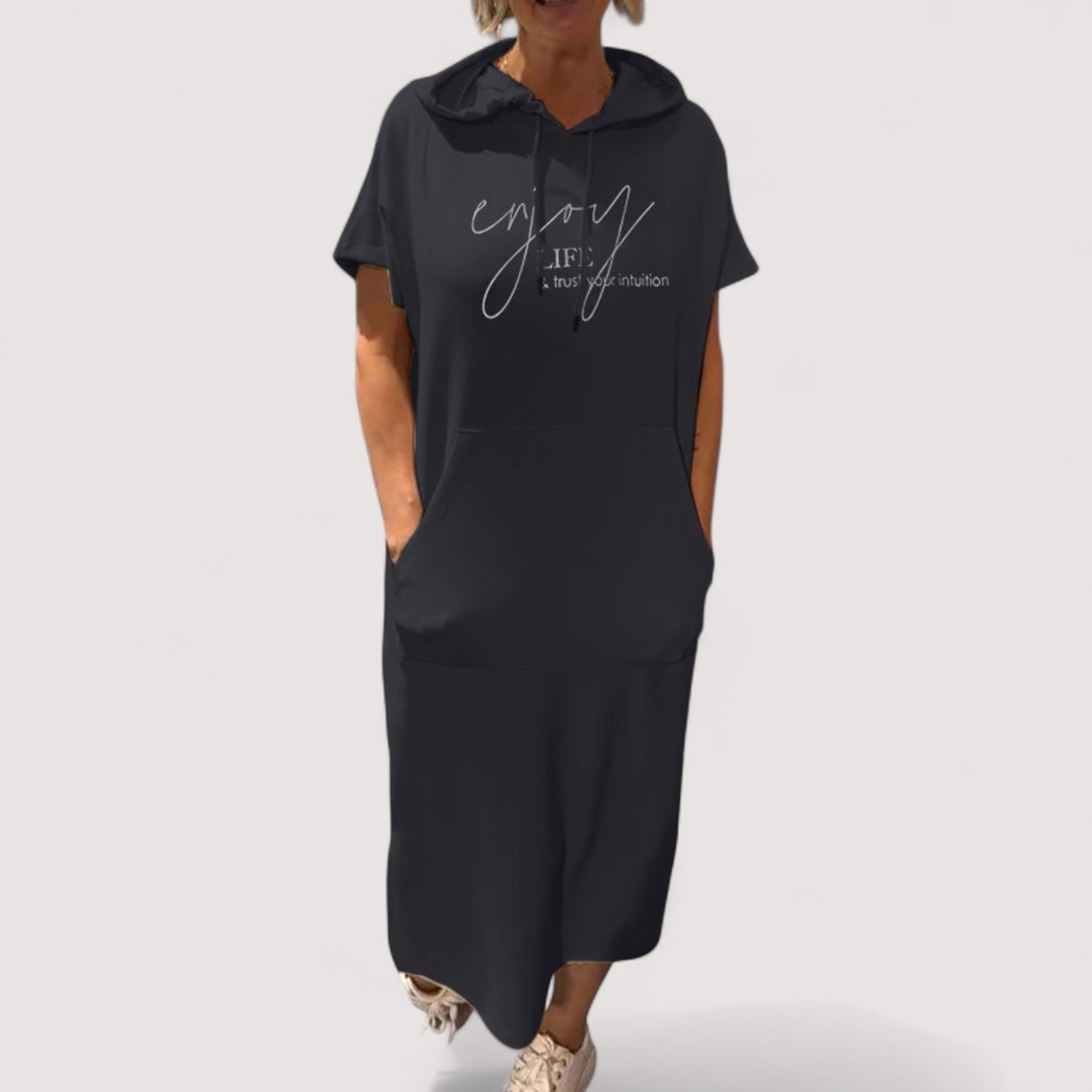 Ellen™ | Casual hættekjole