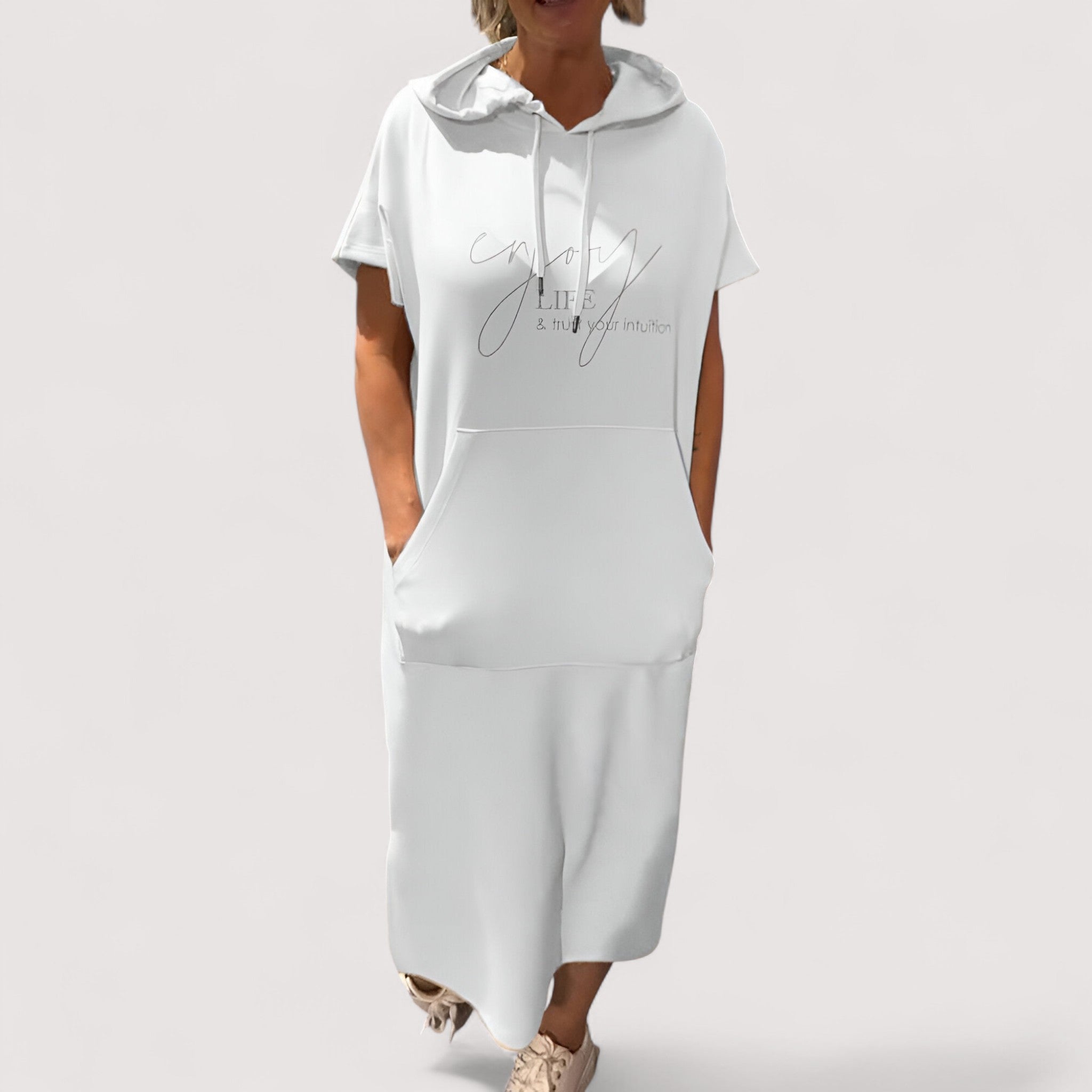 Ellen™ | Casual hættekjole