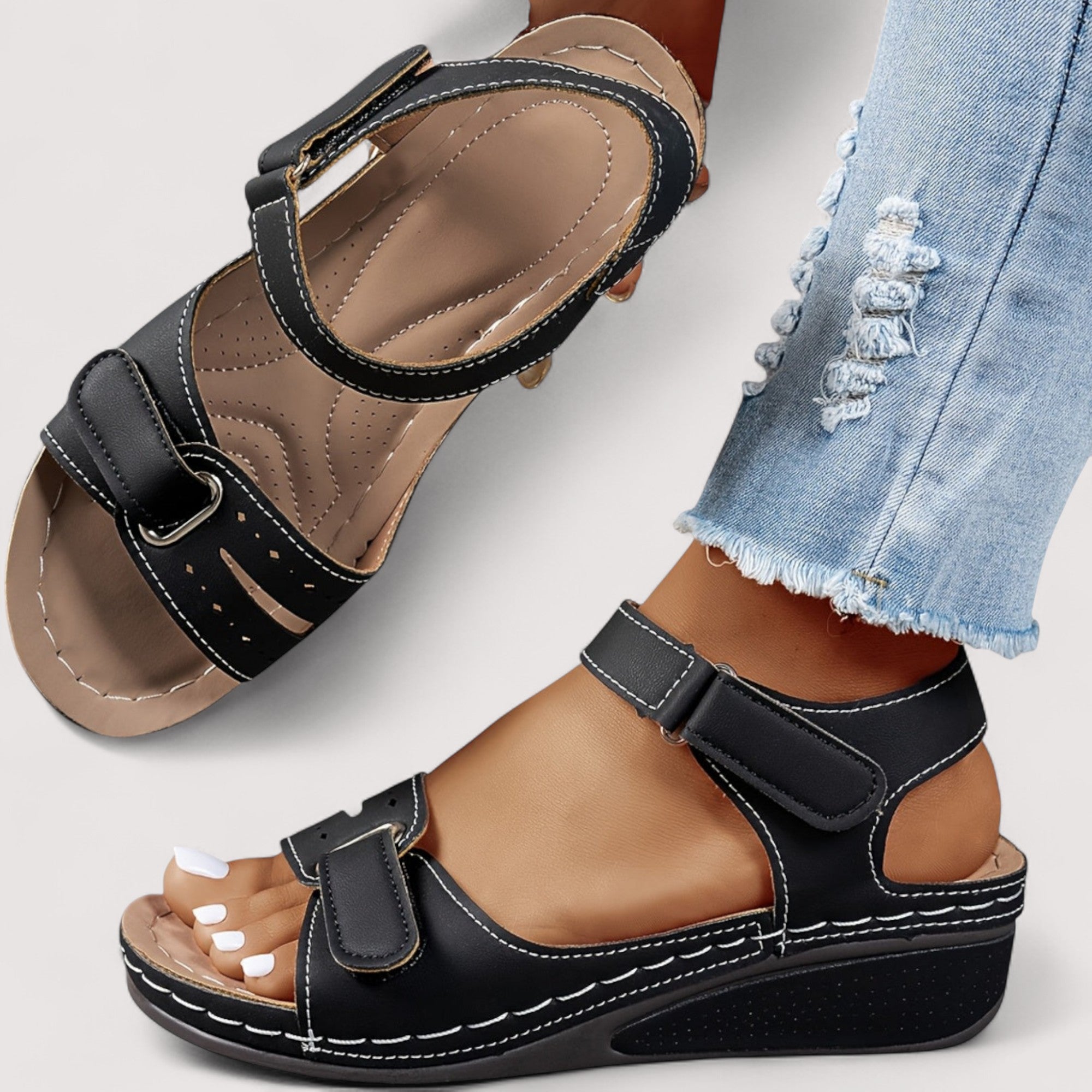 Lea™ | Moderne ortopædisk sandal