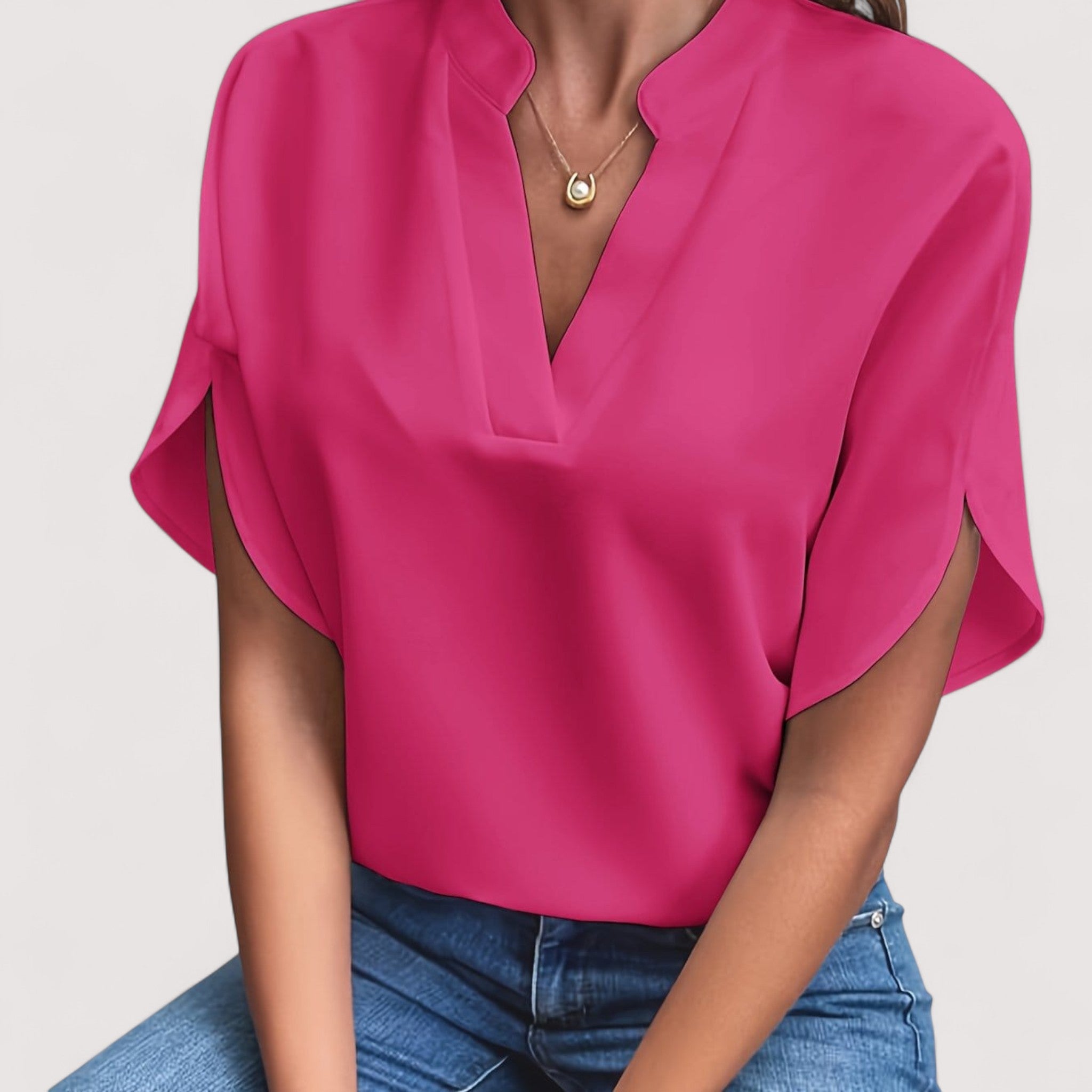 Disa™ | Draperet Bluse