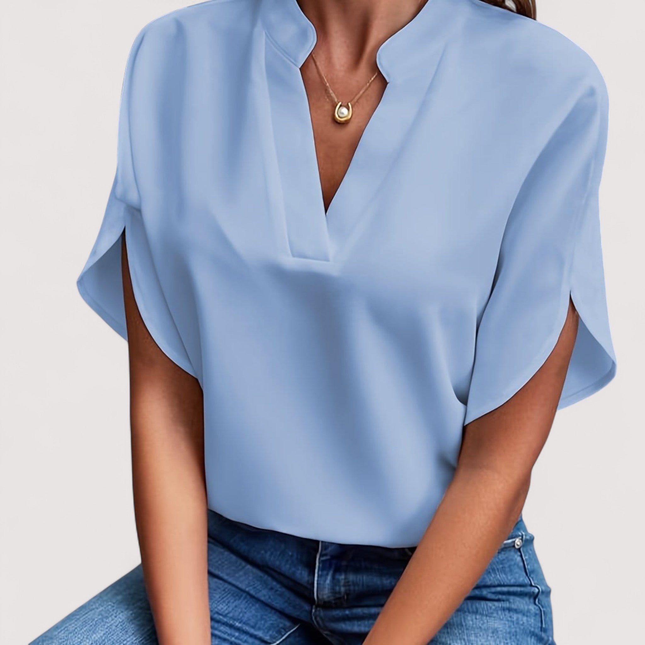 Disa™ | Draperet Bluse