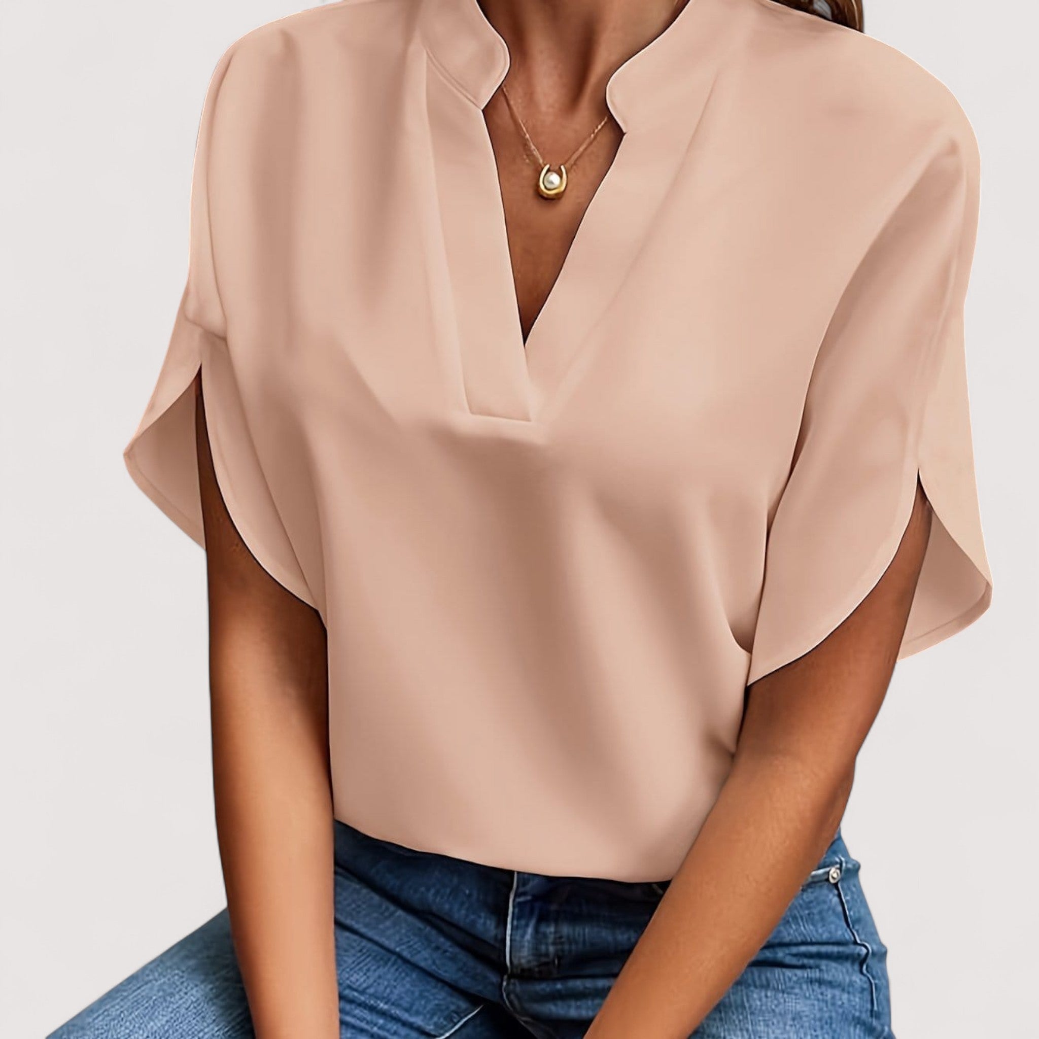 Disa™ | Draperet Bluse