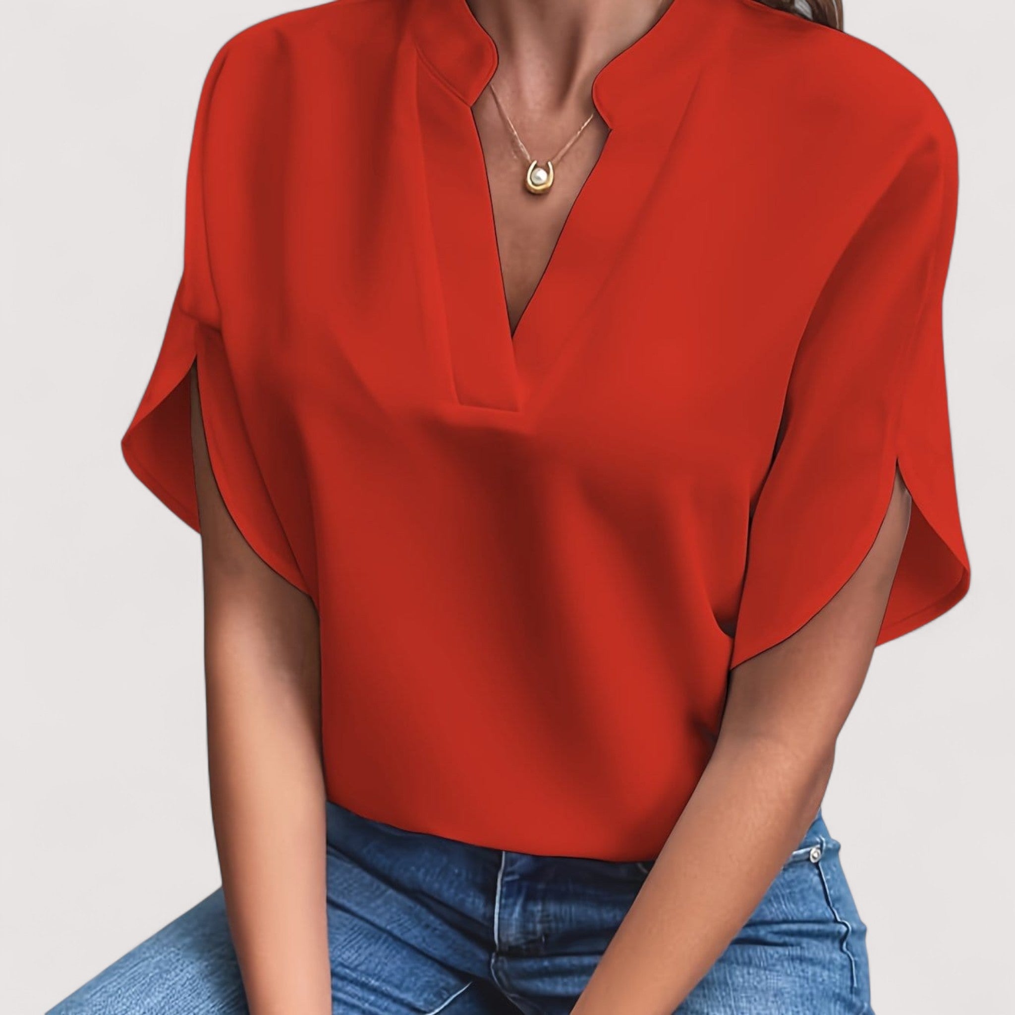 Disa™ | Draperet Bluse