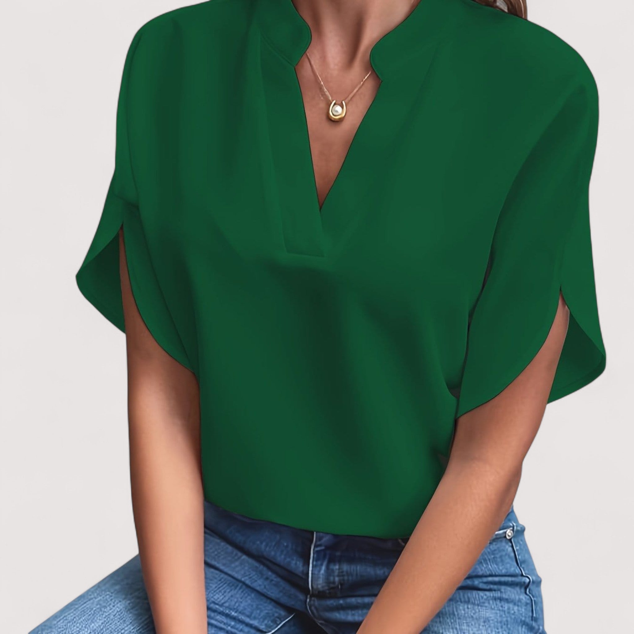 Disa™ | Draperet Bluse