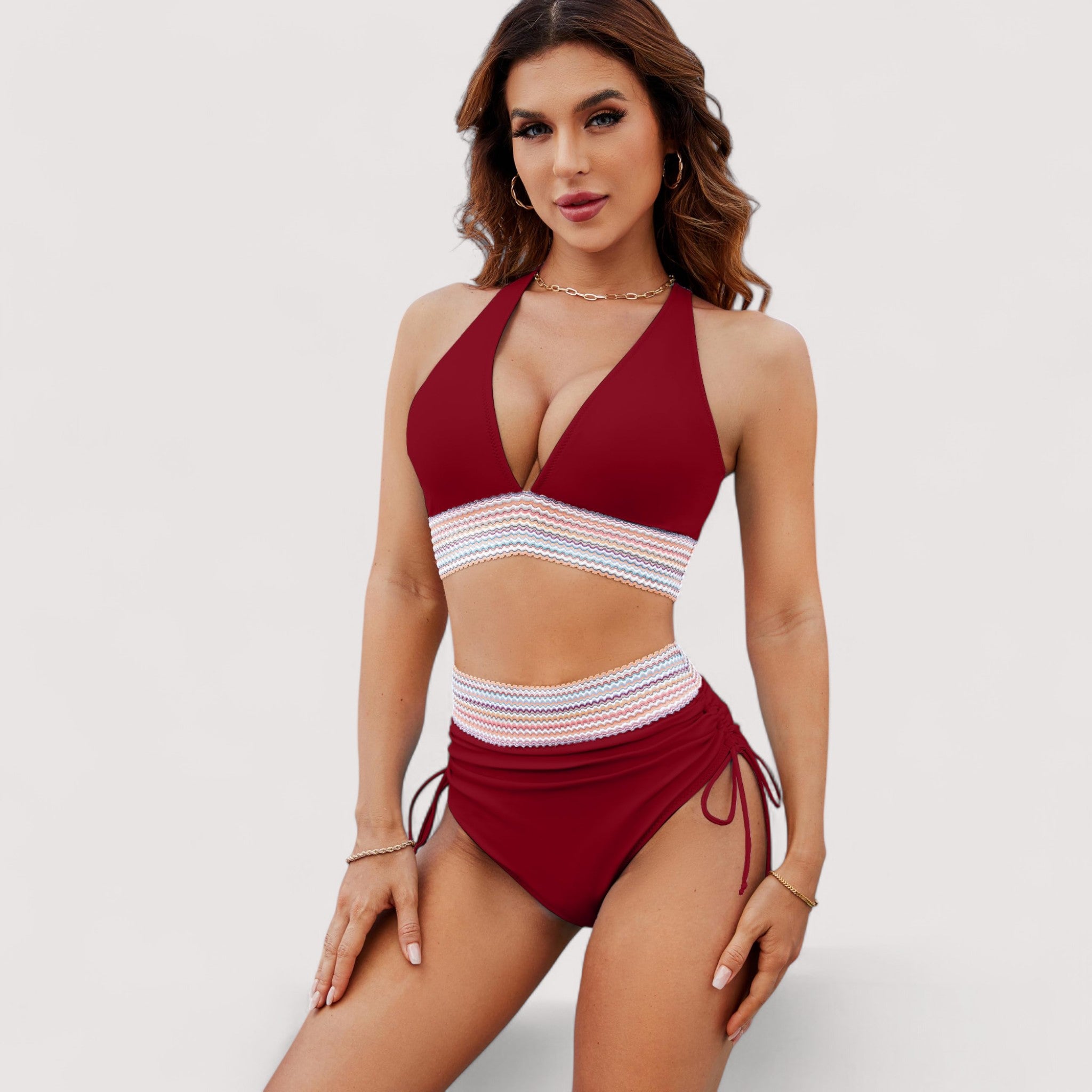 Sofia™ | Højtaljet Bikini Sæt